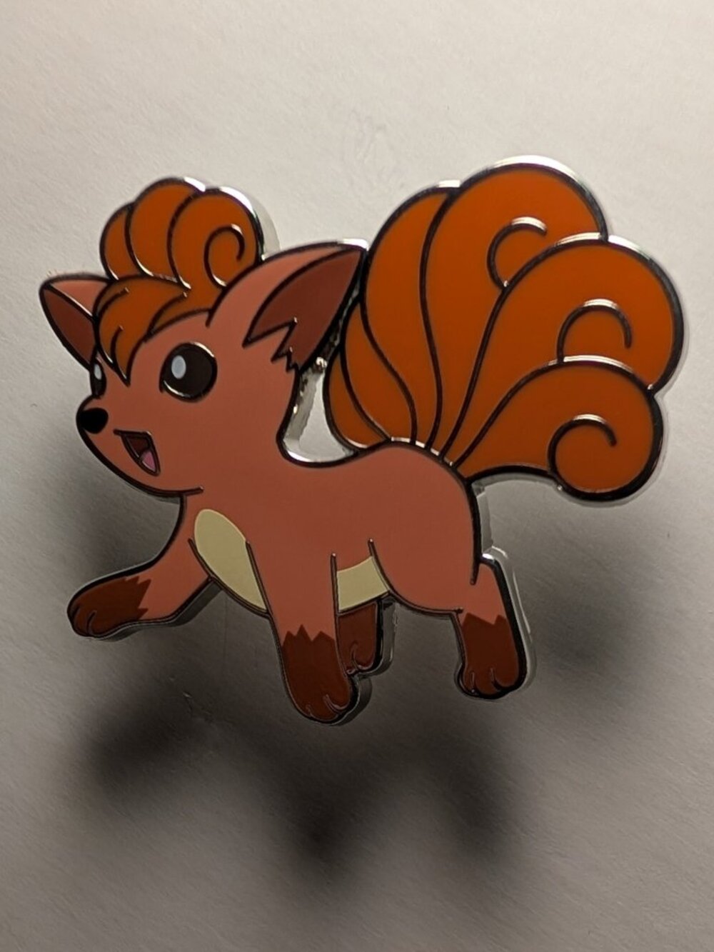 Pokemon TCG Vulpix Enamel Pin Official Nintendo Metal Lapel Badge Figure